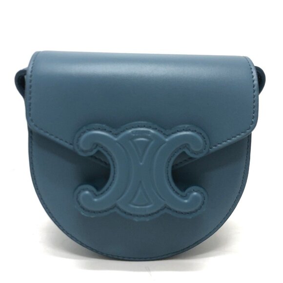 CELINE Blue Shoulder Bag - Picture 1 of 11